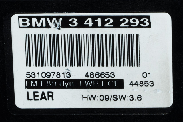 Styreenhet diverse til BMW X3 2003-2006 (Fase 1) (E83) (E83) (BMW|3 412 293|)