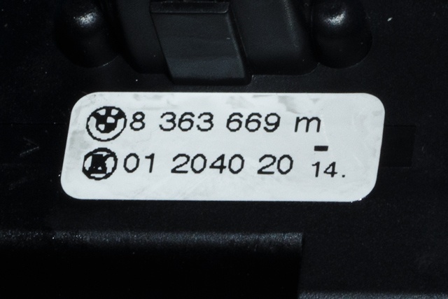 Bryter visker til BMW X3 2003-2006 (Fase 1) (E83) (E83) (BMW|8 363 669|)