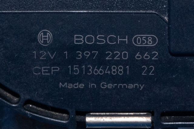 Viskermotor frontrute komplett m/overføring til VW Passat 2015-2019 (Fase 1) (B8) (B8) (VAG|3G1 955 023 C|3G1 955 119 A|)