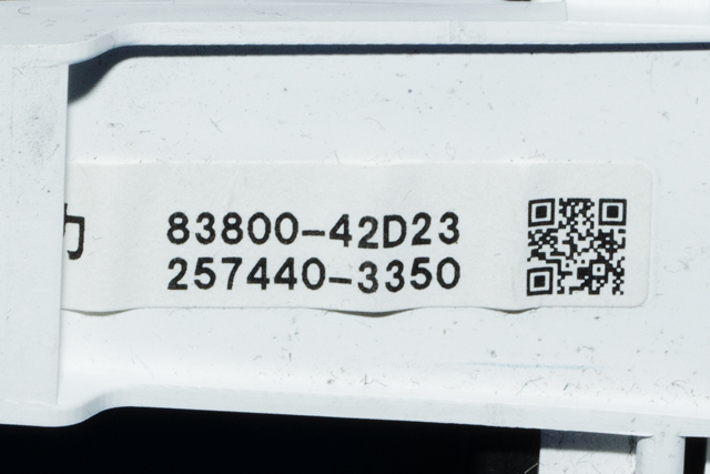 Instrumentpanel til Toyota RAV4 2006-2009 (Type III, Fase 1)  (DENSO|257440-3350|83800-42D23|)