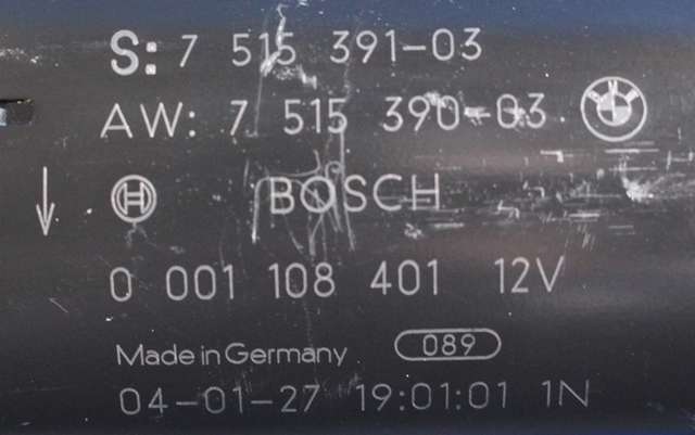 Starter til BMW 5-Serie 2003-2010 (E60/E61) (E60/E61) (BOSCH|0 001 108 401|7 515 391|)