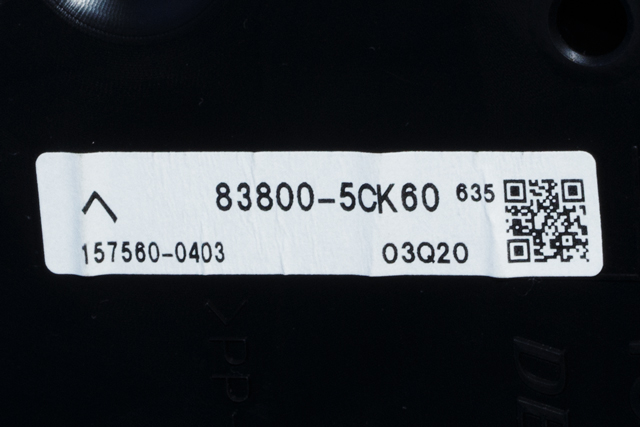 Instrumentpanel til Toyota Verso-S 2011-2015 (COMBI) (COMBI) (DENSO|157560-0403|83800-5CK60|)