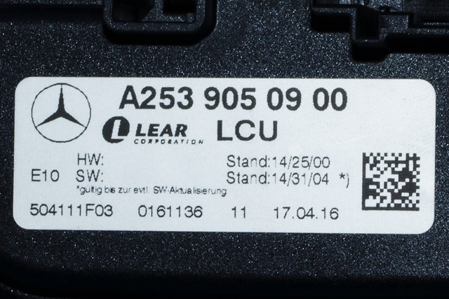 Styreenhet LED til Mercedes GLC 2015-2022 (X253) (X253) (MERCEDES|A 253 905 00 00|)