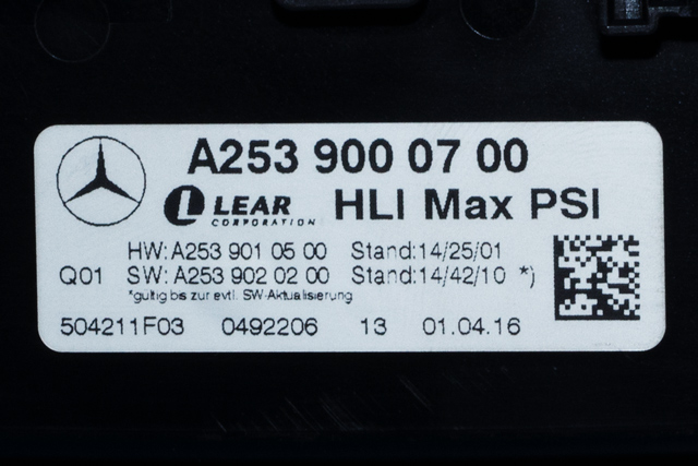 Styreenhet LED til Mercedes GLC 2015-2022 (X253) (X253) (MERCEDES|A 253 900 07 00|)
