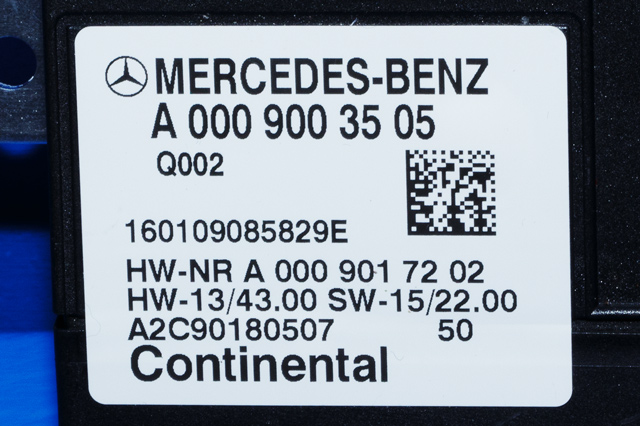 Styreenhet drivstoffpumpe til Mercedes GLC 2015-2022 (X253) (X253) (MERCEDES|A 000 900 35 05|)