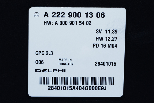 Styreenhet diverse til Mercedes GLC 2015-2022 (X253) (X253) (MERCEDES|A 222 900 13 06|)