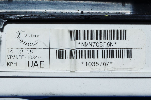 Instrumentpanel til Nissan Pathfinder 2005-2010 (Fase 1) (R51) (R51) (NISSAN|24810-3X34C|VP7NFF-10849-UAE|)
