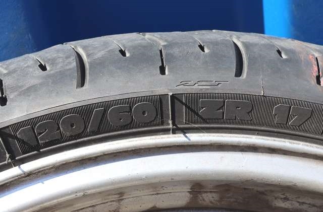 MC, Framhjul til MC Honda NT650V, Deauville 1998-1998  (120 X 60 R 17"|)