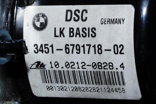 ABS sentral til BMW 1-Serie 2011-2015 (Fase 1) (F20/F21) (F20/F21) (BMW|34.51-6 791 718|6 791 719|)