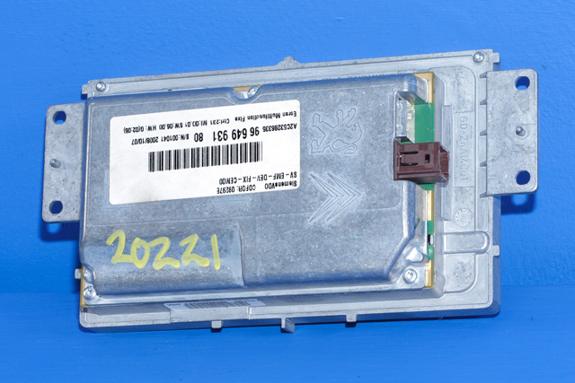 Bilstereo navigasjon skjerm til Citroën C5 2008-2017 (Type II) (CITROEN|96 649931 80|)