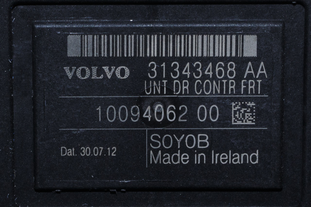 Ruteheis høyre foran til Volvo V70 2007-2013 (Type III, Fase 1)  