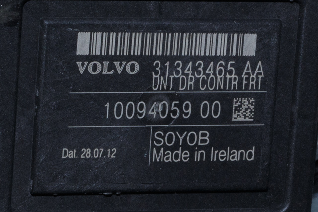 Ruteheis venstre foran til Volvo V70 2007-2013 (Type III, Fase 1)  