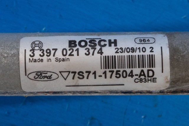 Viskermotor frontrute komplett m/overføring til Ford Mondeo 2011-2014 (Type IV, Fase 2)  (BOSCH|0 390 243 069|7S71-17508-AB|)