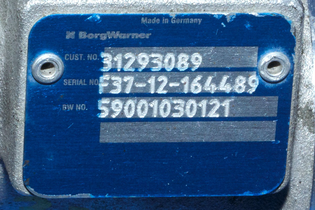 Turbo rør til Volvo V70 2007-2013 (Type III, Fase 1)  (VOLVO|31293089|)