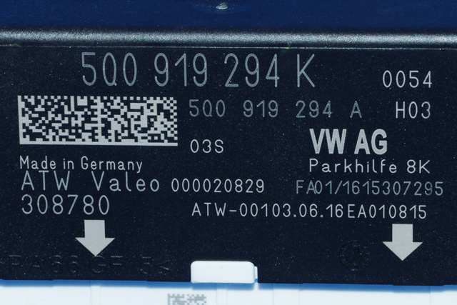 Styreenhet parkering til VW Golf VII 2012-2017 (Fase 1)  (VAG|5Q0 919 294 K|)