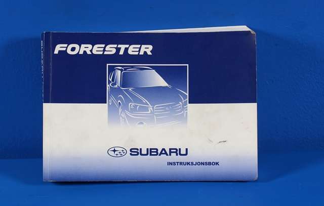 Instruksjonsbok til Subaru Forester, 2005-2008 (Type II, Fase 2)