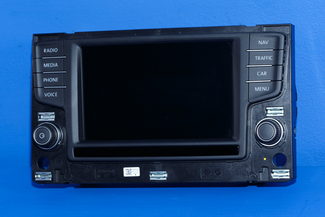 Bilstereo navigasjon betjeningspanel til VW Golf VII 2012-2017 (Fase 1) (VAG|3G0 919 605 D|)