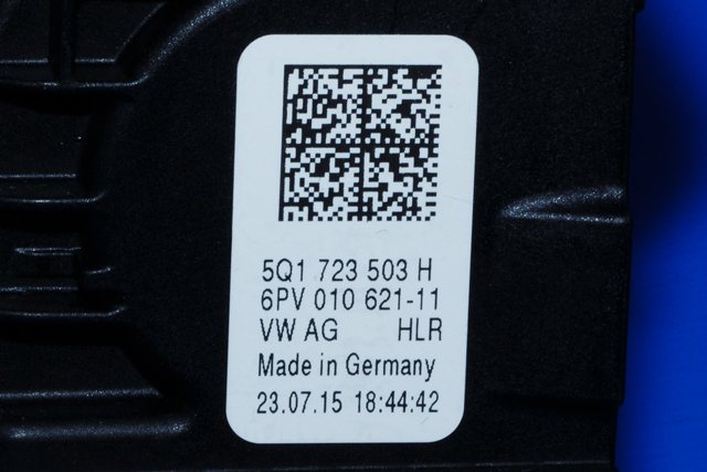 Pedal gass til VW Golf VII 2012-2017 (Fase 1)  (HELLA|6PV 010 621-11|5Q1 723 503 H|)