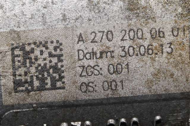 Motor diverse til Mercedes B-Klasse 2011-2018 (W246) (W246) (MERCEDES|A 270 200 06 01|)