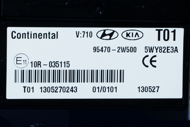 Styreenhet nøkkelfri/keyless til Hyundai Santa Fe 2012-2020 (Type III) (HYUNDAI|95470-2W500|)