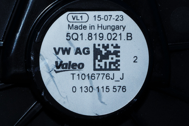 Varmeapparat motor til VW Golf VII 2012-2017 (Fase 1) (VAG|5Q1 819 021 B|)