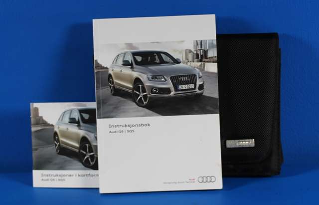 Instruksjonsbok til Audi Q5, 2012-2017 (Type I, Fase 2)