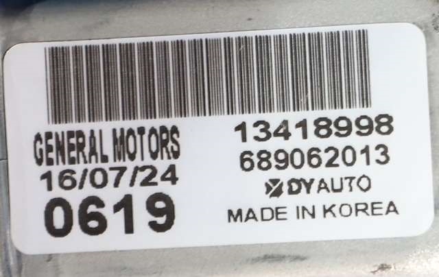 Viskermotor bakrute til Opel Astra K 2015-->>  (GM|13 418 998|)