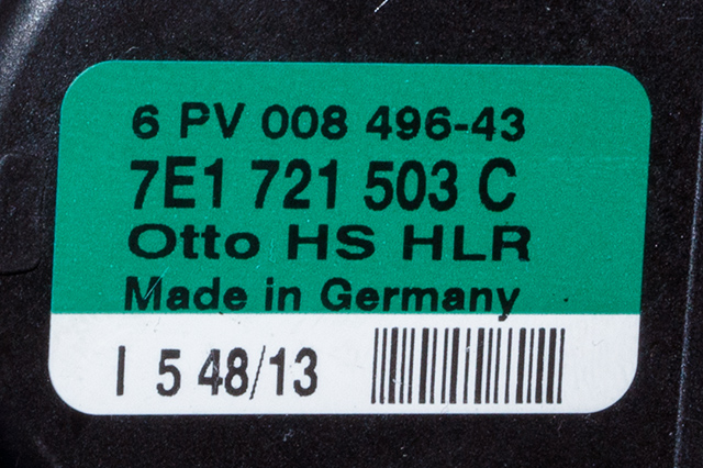 Pedal gass til VW Transporter / Caravelle 2009-2015 (Fase 2) (T5) (T5) (HELLA|6PV 008 496-43|7E1 721 503 C|)
