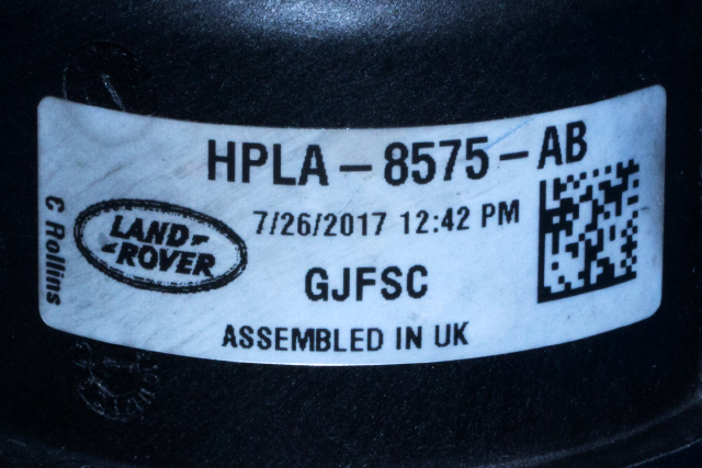 Vannpumpe elektrisk til Land Rover Discovery 2017-->> (Type V)  (LAND ROVER|HPLA-8575-AB|)