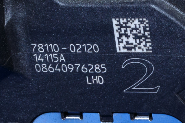 Pedal gass til Toyota Auris 2013-2015 (Type II, Fase 1)  (TOYOTA|78110-02120|)
