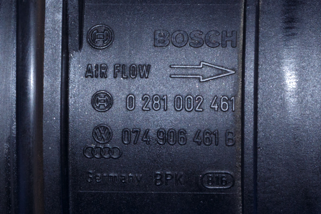 Luftmengde/luftmassemåler til Mitsubishi Outlander 2007-2010 (Type II, Fase 1) (BOSCH|0 281 002 461|074 906 461 B|)