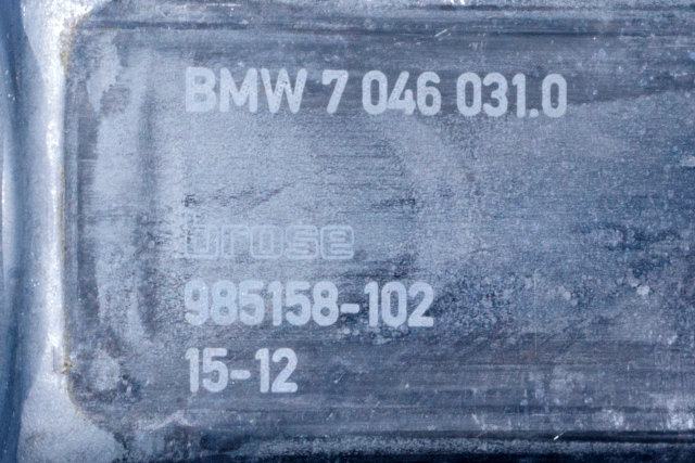 Ruteheis venstre foran til BMW 4-Serie 2013-2020 (F32/F33/F36) (F32/F33/F36) (BMW|7 046 031|)