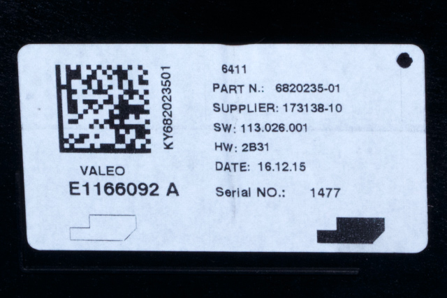 Styreenhet klima/aircondition til BMW 4-Serie 2013-2020 (F32/F33/F36) (F32/F33/F36) (BMW|6 820 235|)