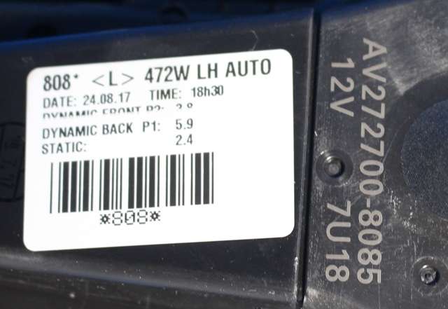 Varmeapparat motor til Toyota Auris 2015-2019 (Type II, Fase 2)  (DENSO|272700-8085|)
