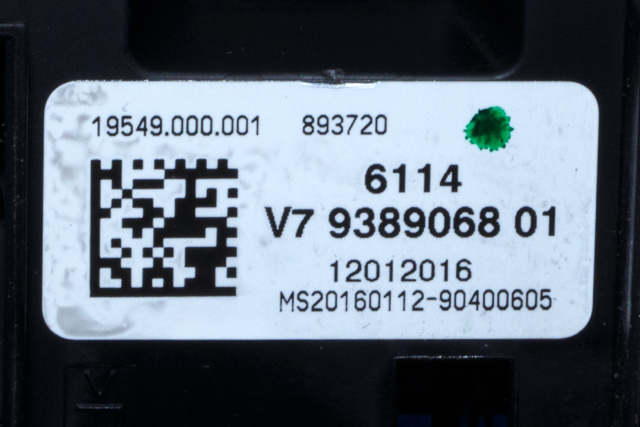 Sikringsboks til BMW 4-Serie 2013-2020 (F32/F33/F36) (F32/F33/F36) (BMW|9 389 068|)