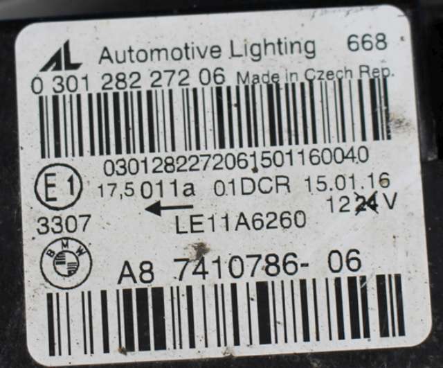 Frontlykt høyre xenon til BMW 4-Serie 2013-2020 (F32/F33/F36) (F32/F33/F36) (BMW|7 410 786|)