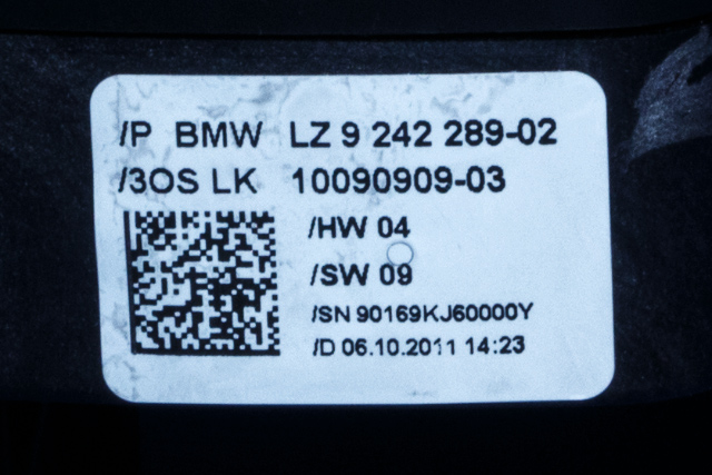 Bryter combi til BMW 1-Serie 2011-2015 (Fase 1) (F20/F21) (F20/F21) (BMW|9 242 289|)