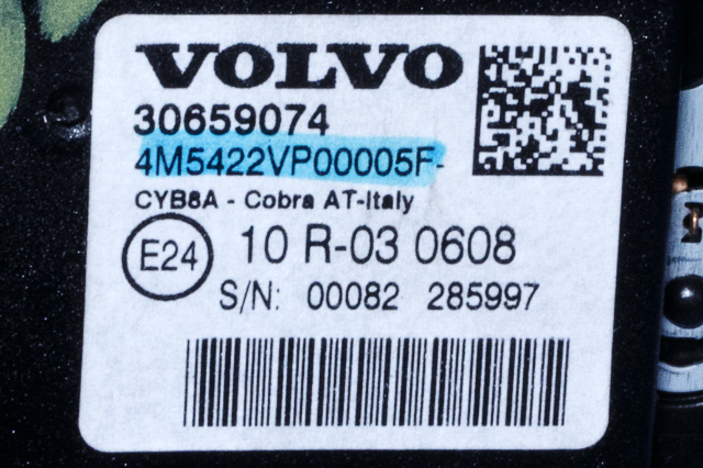 Taklyspanel til Volvo S80 2006-2013 (Type II, Fase 1) (VOLVO|30659074|)