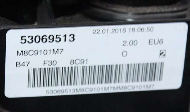 Motor diesel til BMW 4-Serie 2013-2020 (F32/F33/F36) (F32/F33/F36) (B47-D20 A|)