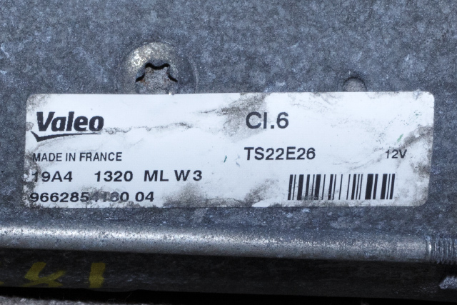 Starter diesel til Citroën Berlingo 2008-2015 (Type II, Fase 1)  (VALEO|TS22E26|96 628541 80|)