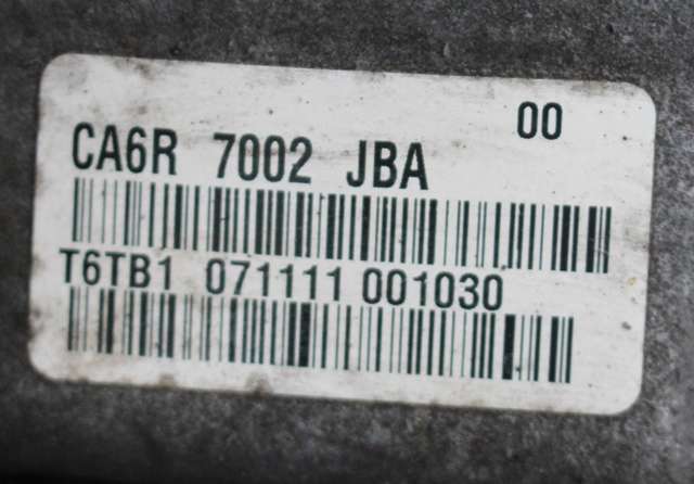 Girkasse manuell til Ford Fiesta 2008-2012 (Type VI, Fase 1) (FORD|CA6R-7002-JBA|)