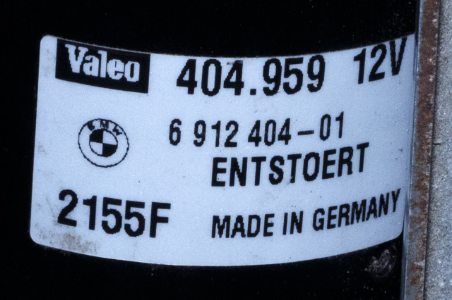 Viskermotor frontrute komplett m/overføring til BMW 3-Serie 2005-2011 (E90/E91/E92/E93) (E90/E91/E92/E93) (BMW|6 912 404|)