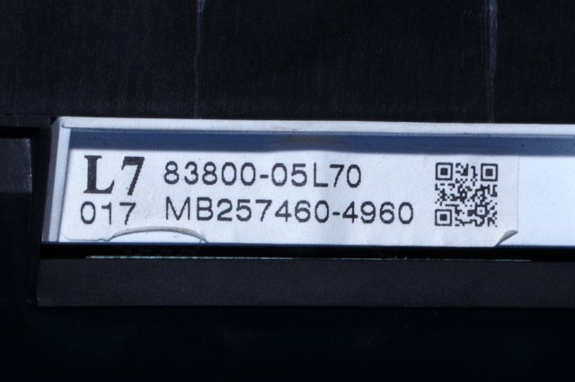 Instrumentpanel til Toyota Avensis 2009-2015 (Type III, Fase 1)  (DENSO|257460-4960|83800-05L70|)