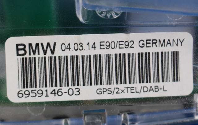 Antenne navigasjon til BMW 3-Serie 2012-2018 (F30/F31/F34) (F30/F31/F34) (BMW|6 959 146|)