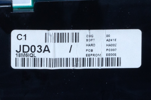Instrumentpanel til Nissan Qashqai 2007-2010 (Type I, Fase 1) (NISSAN|JD03A|)