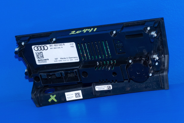 Varmeapparat betjening til Audi A4 2007-2014 (Type IV) (B8) (B8) (VAG|8K1 820 043 R|)