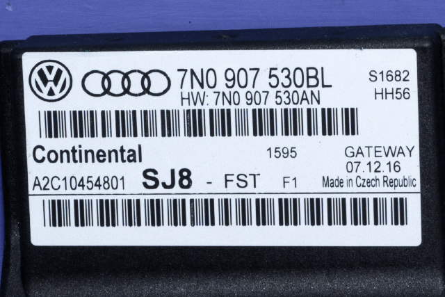 Styreenhet diverse til VW Caddy 2015-2020 (Type III, Fase 3)  (CONTINENT|A2C10454801|7N0 907 530 BL|)
