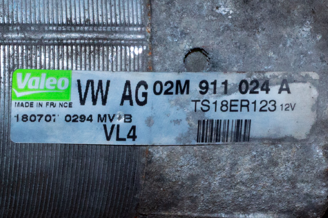 Starter diesel til VW Tiguan 2007-2011 (Type I, Fase 1) (VAG|02M 911 024 A|)