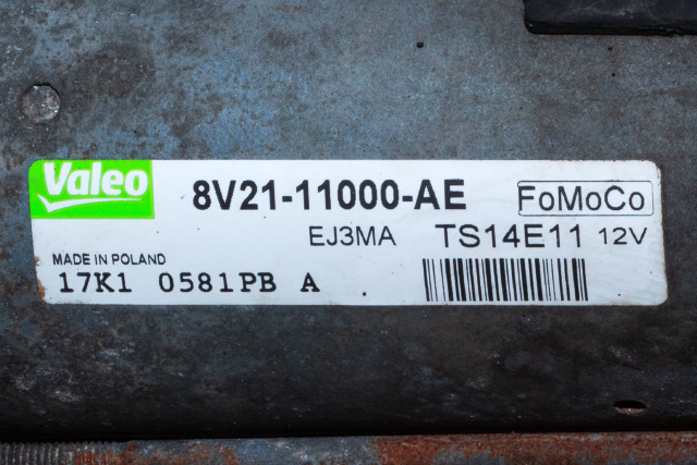 Starter diesel til Ford Fiesta 2008-2012 (Type VI, Fase 1) (VALEO|TS14E11|8V21-11000-AE|)