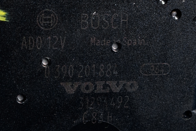Viskermotor bakrute til Volvo V40 2012-2019 (BOSCH|0 390 201 884|31294492|)